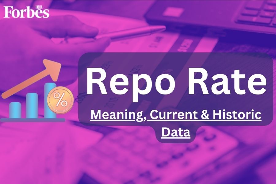 What is repo rate, current repo rate, and history of RBI repo rates in India (2000 to 2025)