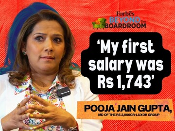'My first salary was Rs 1,743': Pooja Jain Gupta, MD of the Rs2000-cr Luxor Group